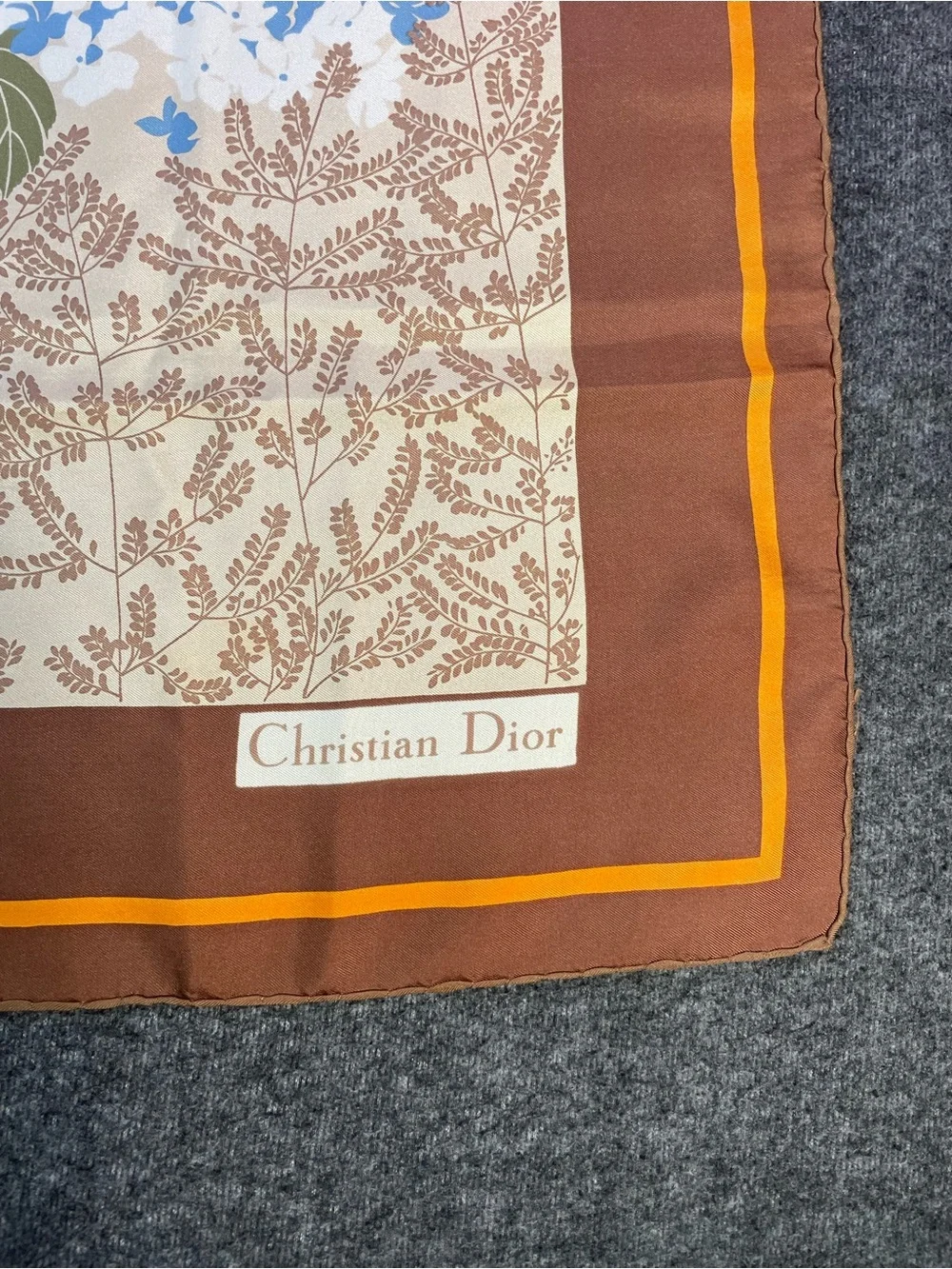 Authentic Foulard Christian Dior Silk Scarf See Pictures For Condition/ Details